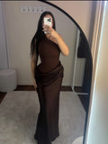 Ella One-Shoulder Maxi Dress - Elegant Occasion Dress for Women - Image 3