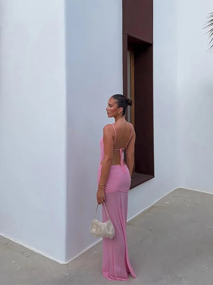 Beatrice Twist Cut Out Maxi Dress - Elegant Occasion Dress for Women - Image 9