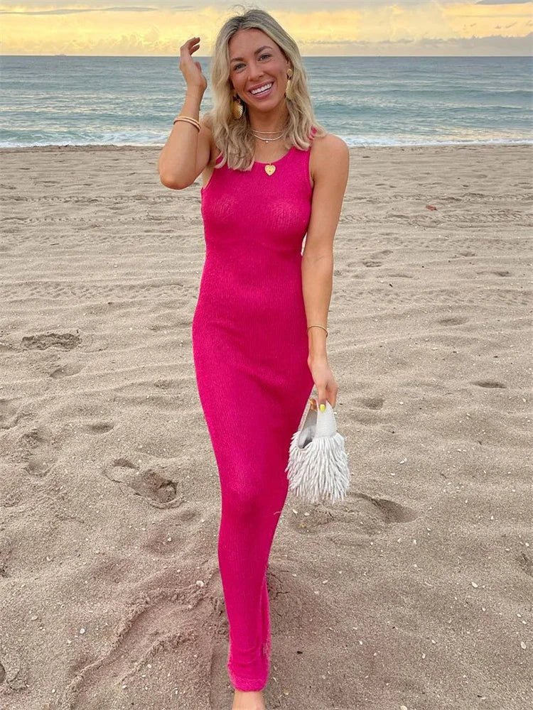 Kaila Sequin Sleeveless Maxi Dress - Elegant Occasion Dress for Women