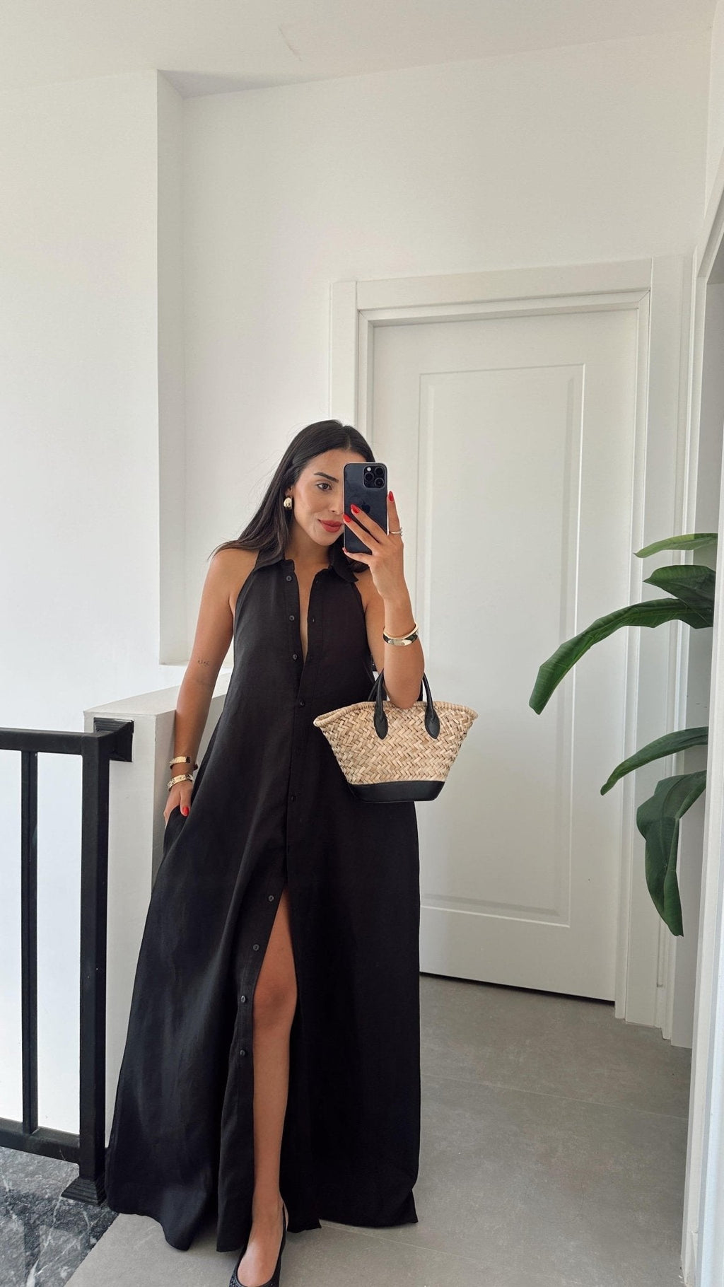 Kaya Halter Neck Elegant Maxi Dress - Elegant Occasion Dress for Women