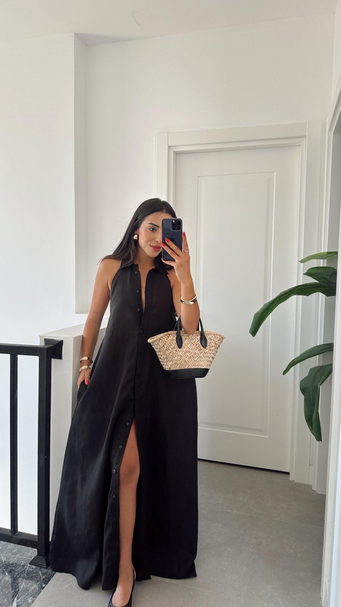 Kaya Halter Neck Elegant Maxi Dress - Elegant Occasion Dress for Women