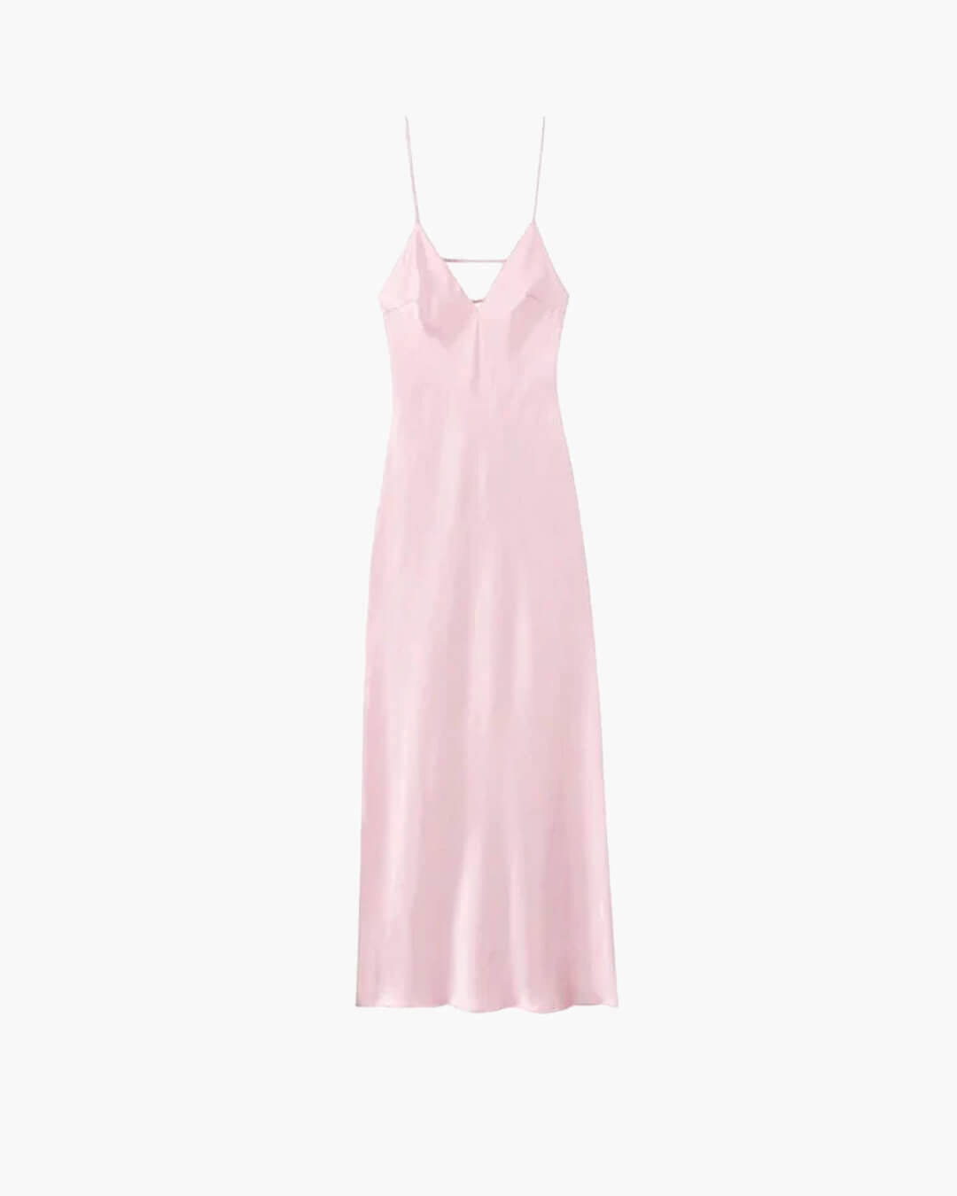 Kirra Satin Backless Maxi Dress for Women - Sleeveless V-Neck Evening Gown - Image 14
