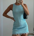 Lia Sheer Sleeveless Mini Dress - Elegant Occasion Dress for Women - Image 3