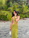 Margot Draped Backless Maxi Dress - Elegant Occasion Dress for Women - Image 5