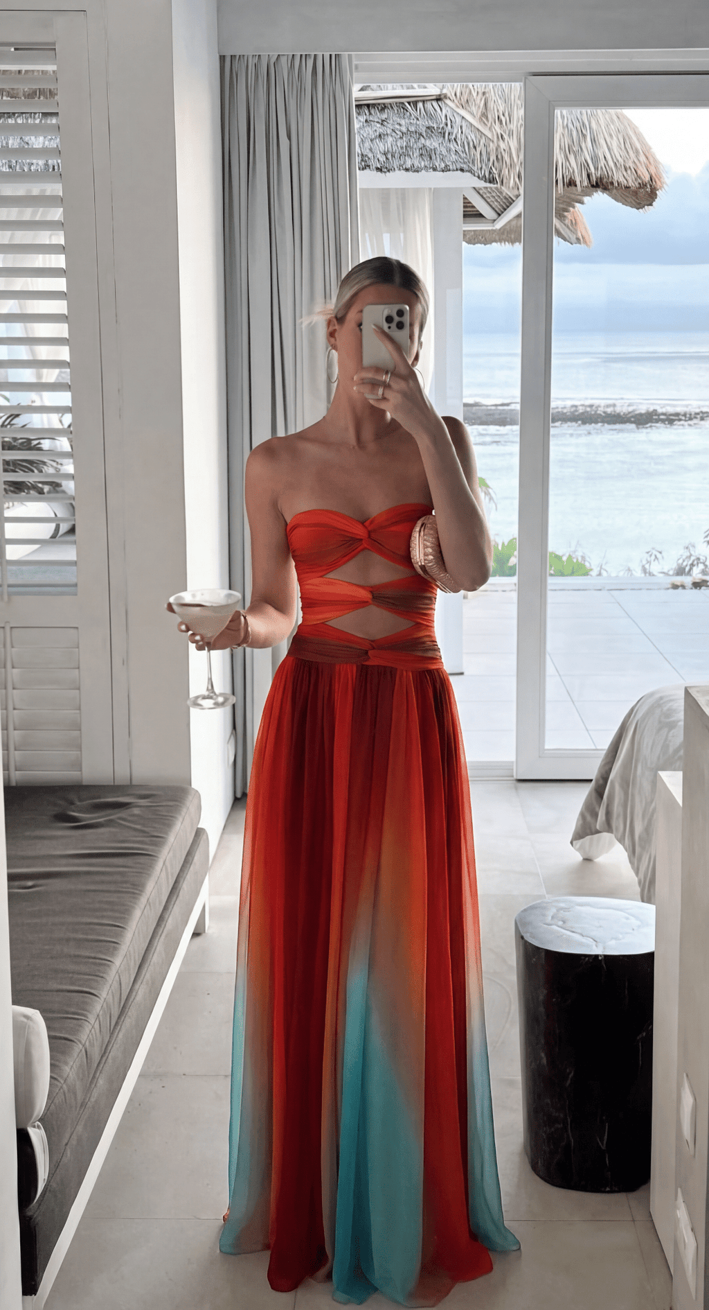 Aiselta Knot Maxi Dress - Elegant Occasion Dress for Women - Image 6