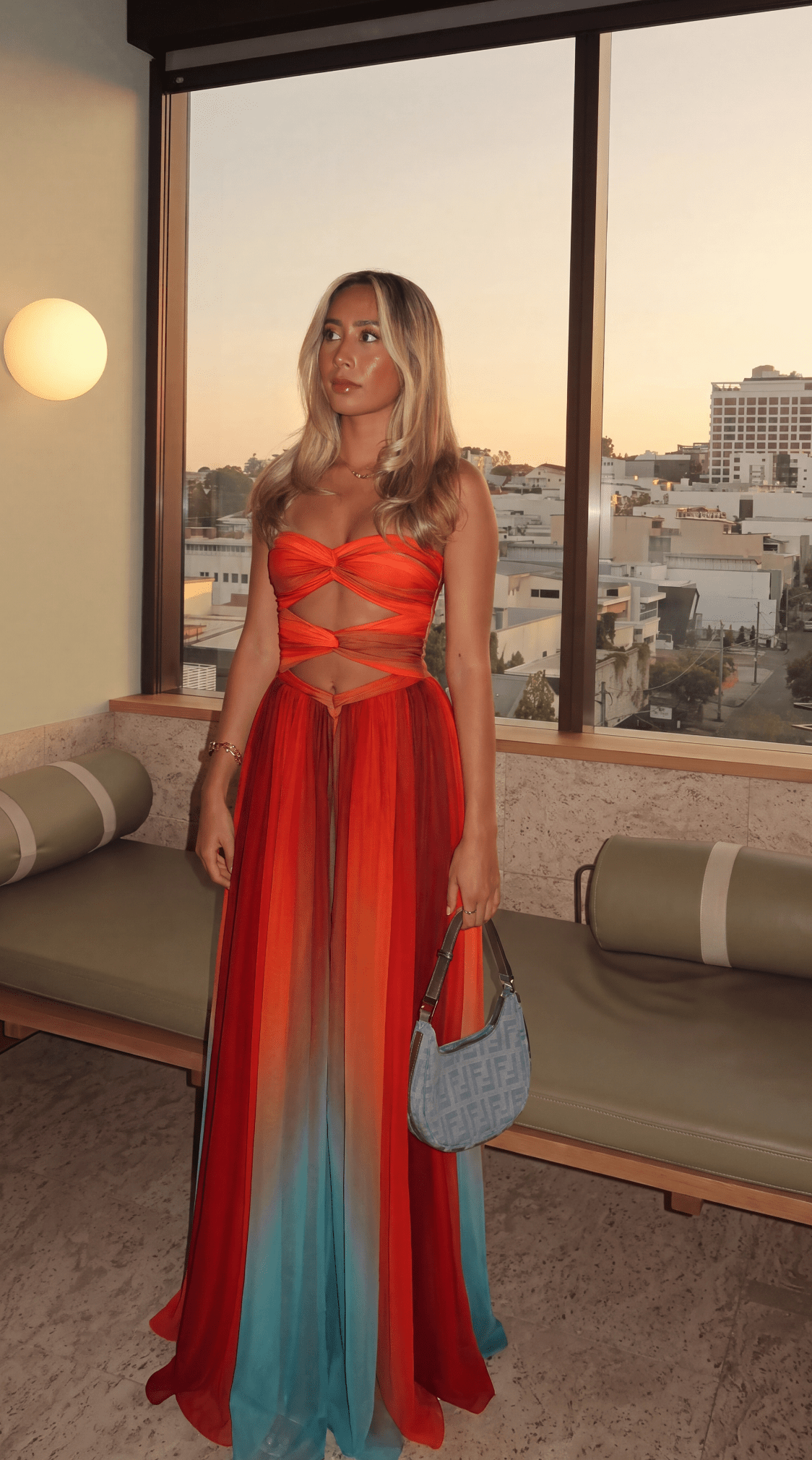 Aiselta Knot Maxi Dress - Elegant Occasion Dress for Women - Image 7