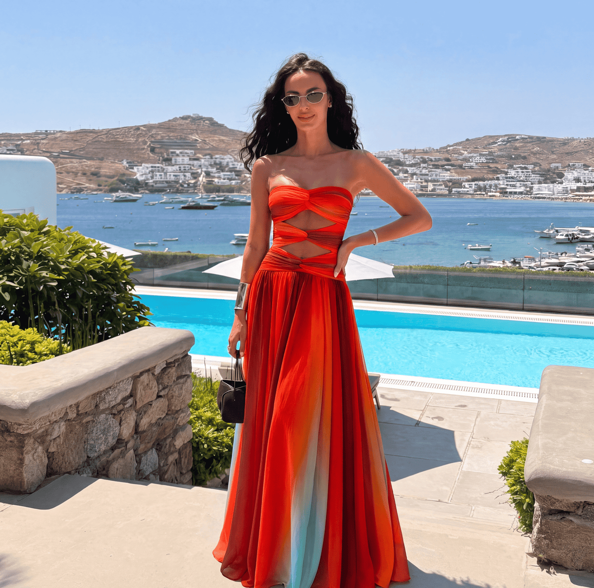 Aiselta Knot Maxi Dress - Elegant Occasion Dress for Women - Image 3