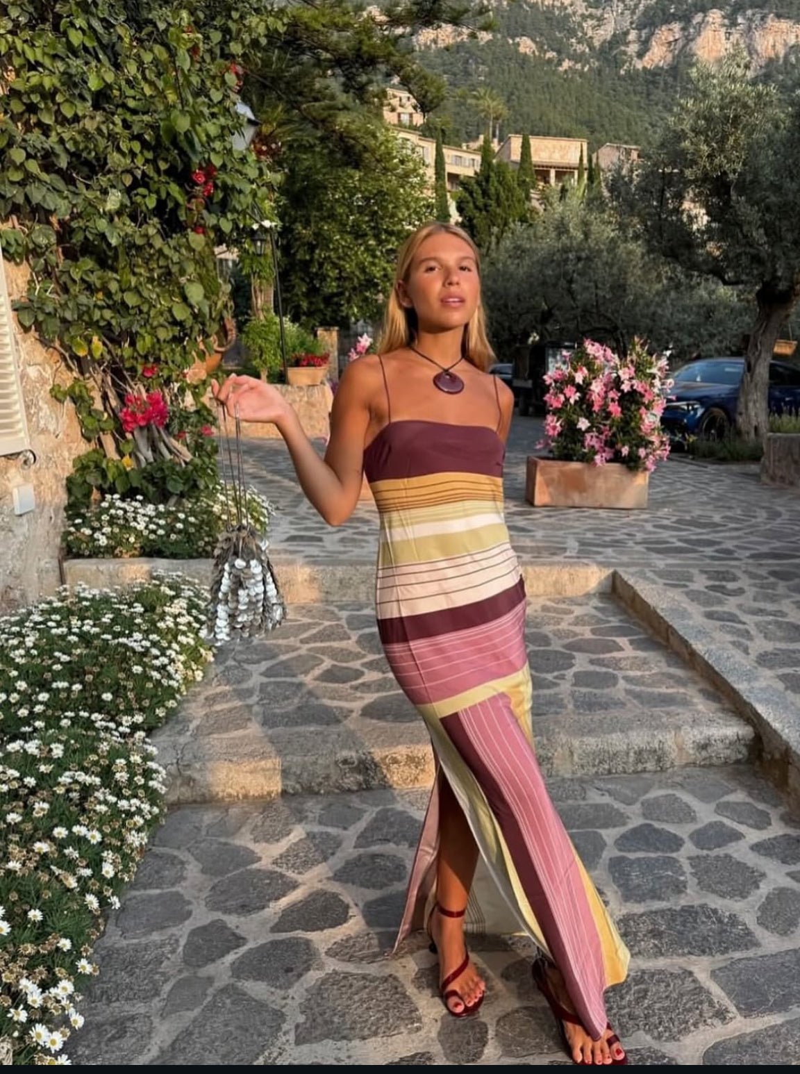 Martha Striped Knit Midi Dress - Elegant Occasion Dress for Women - Image 7