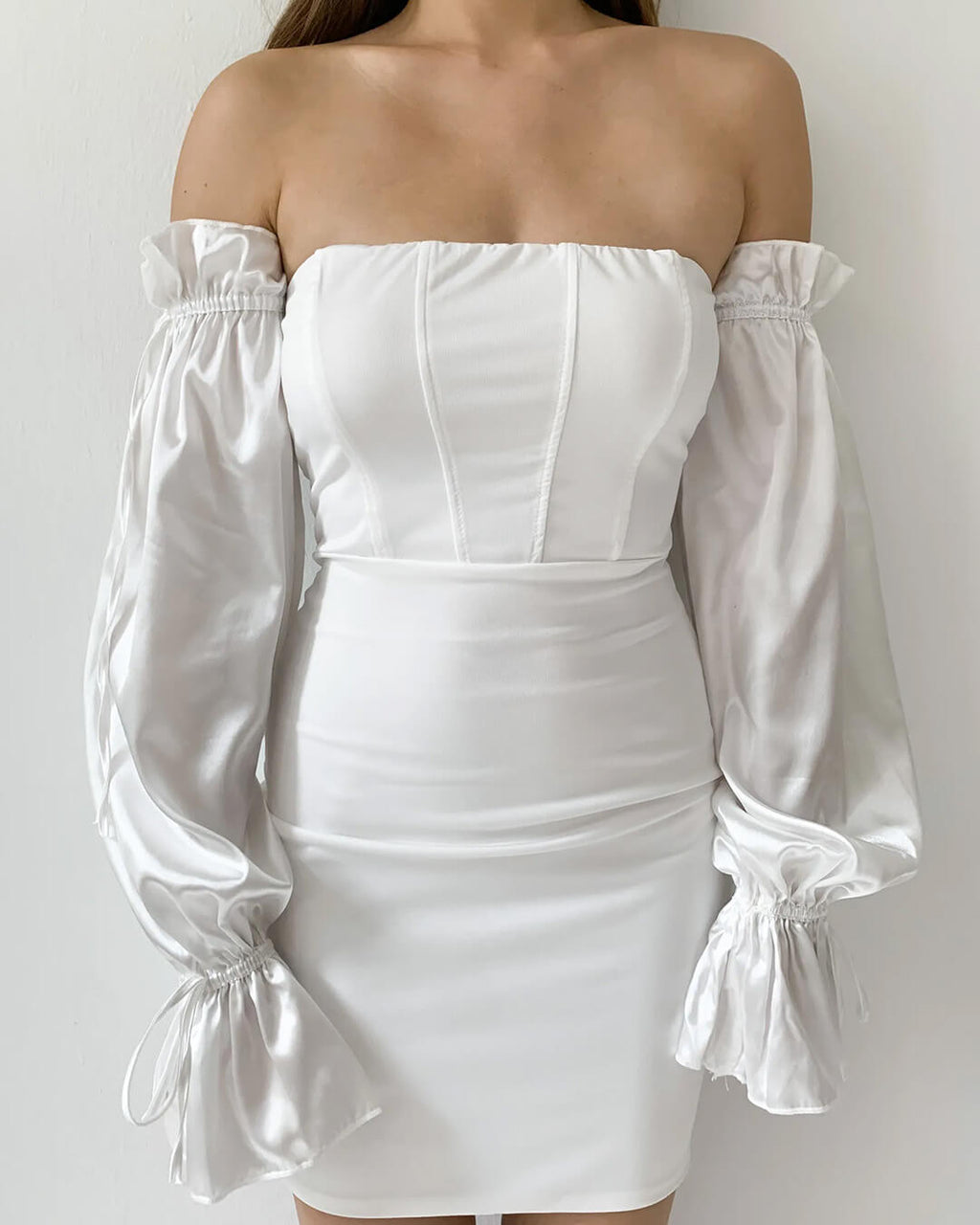 Teresa Drawstring Dress - Elegant Occasion Dress for Women - Image 5