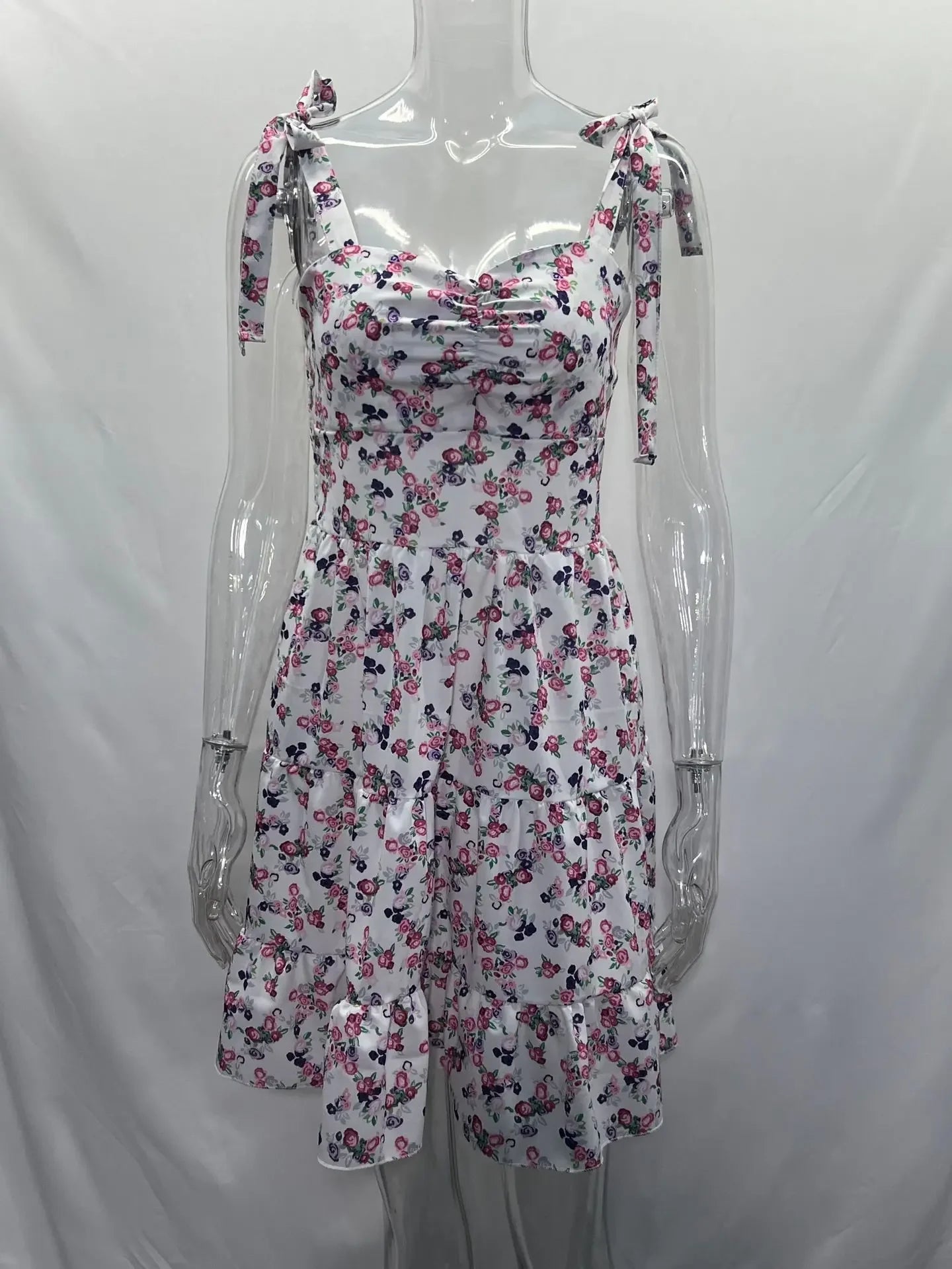Miranda Floral Mini Dress - Elegant Occasion Dress for Women - Image 5