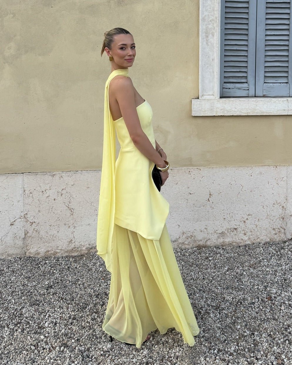 Ophelia Asymmetric Sheer Maxi Dress - Elegant Occasion Dress for Women - Image 5