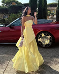 Ophelia Asymmetric Sheer Maxi Dress - Elegant Occasion Dress for Women
