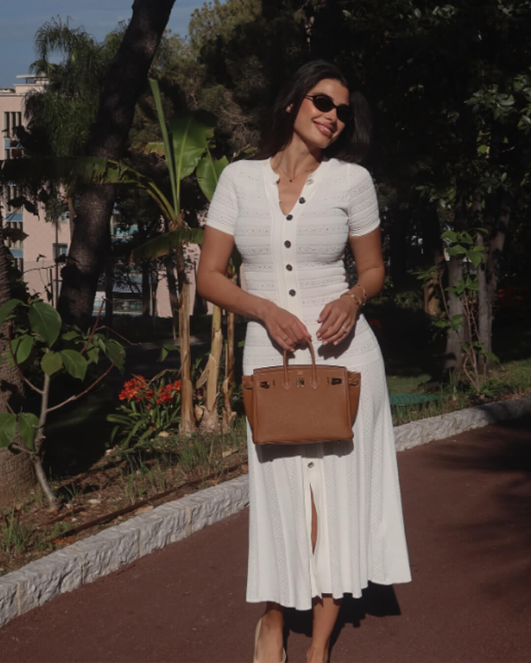 Celeste Ribbed Knit Midi Dress - Elegant Occasion Dress for Women - Image 5