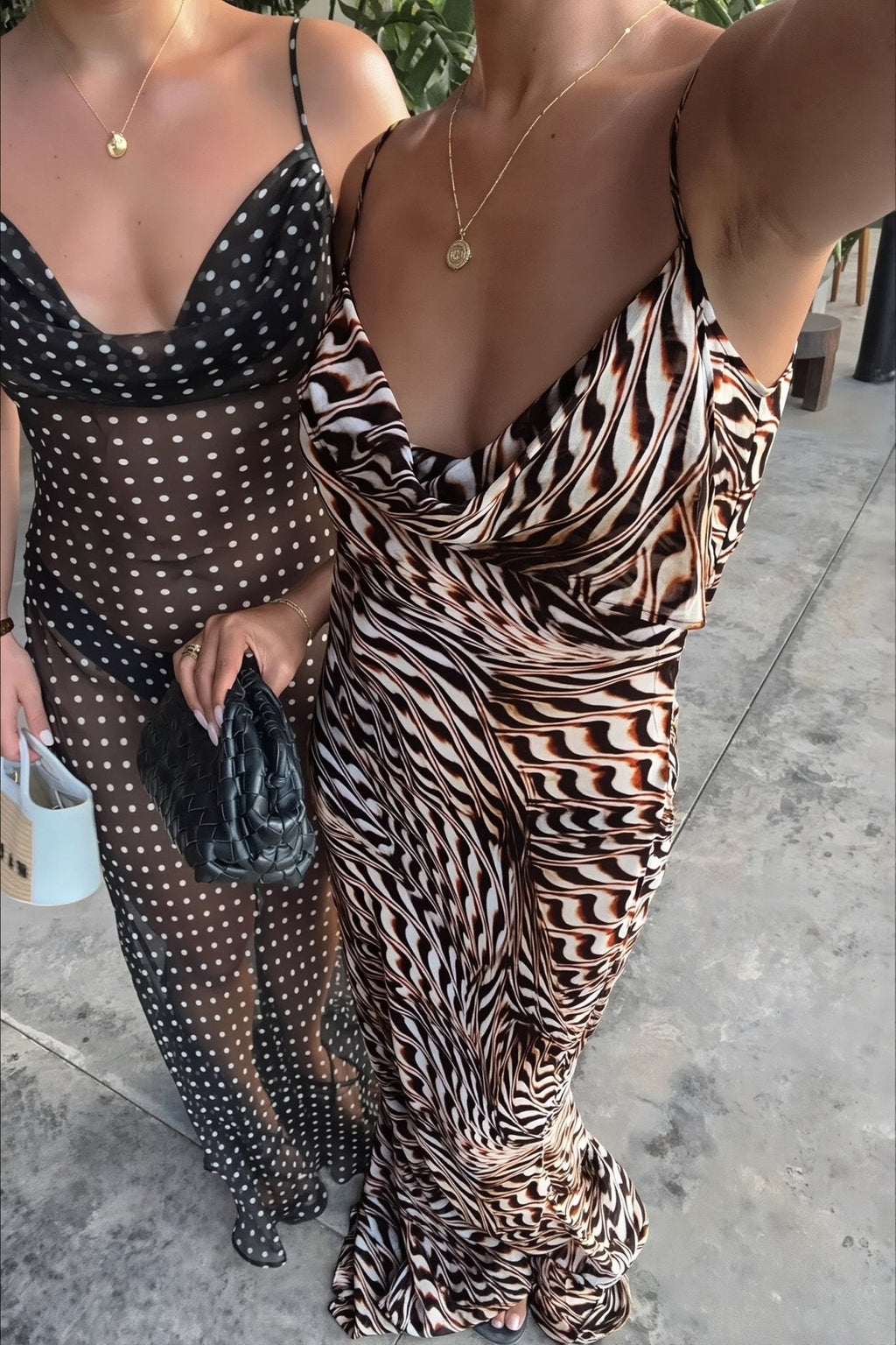 Reina Cowl Neck Slip Maxi Dress - Elegant Occasion Dress for Women - Image 3