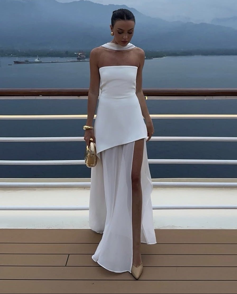 Daniela Asymmetric Maxi Dress - Elegant Occasion Dress for Women