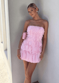 Aisene Chiffon Mini Dress - Elegant Occasion Dress for Women - Image 3