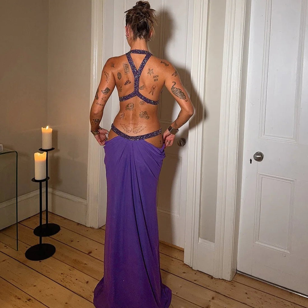 Mia Halter Maxi Dress - Elegant Occasion Dress for Women - Image 6