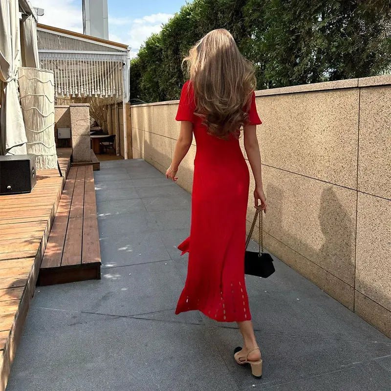 Amelia Knitted Dress - Elegant Occasion Dress for Women - Image 2