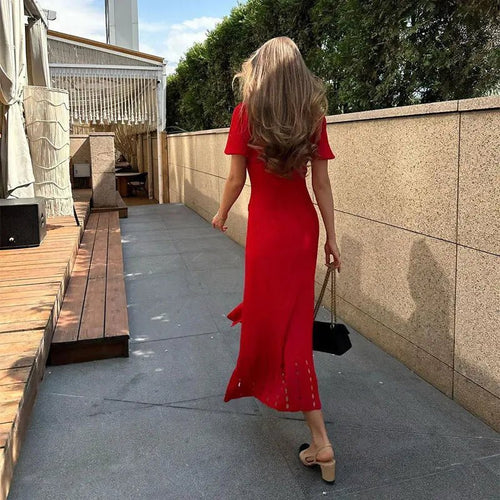 Amelia Knitted Dress - Elegant Occasion Dress for Women - Image 2