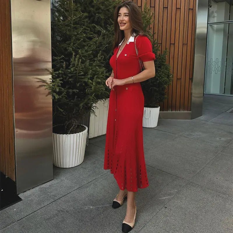 Amelia Knitted Dress - Elegant Occasion Dress for Women - Image 3