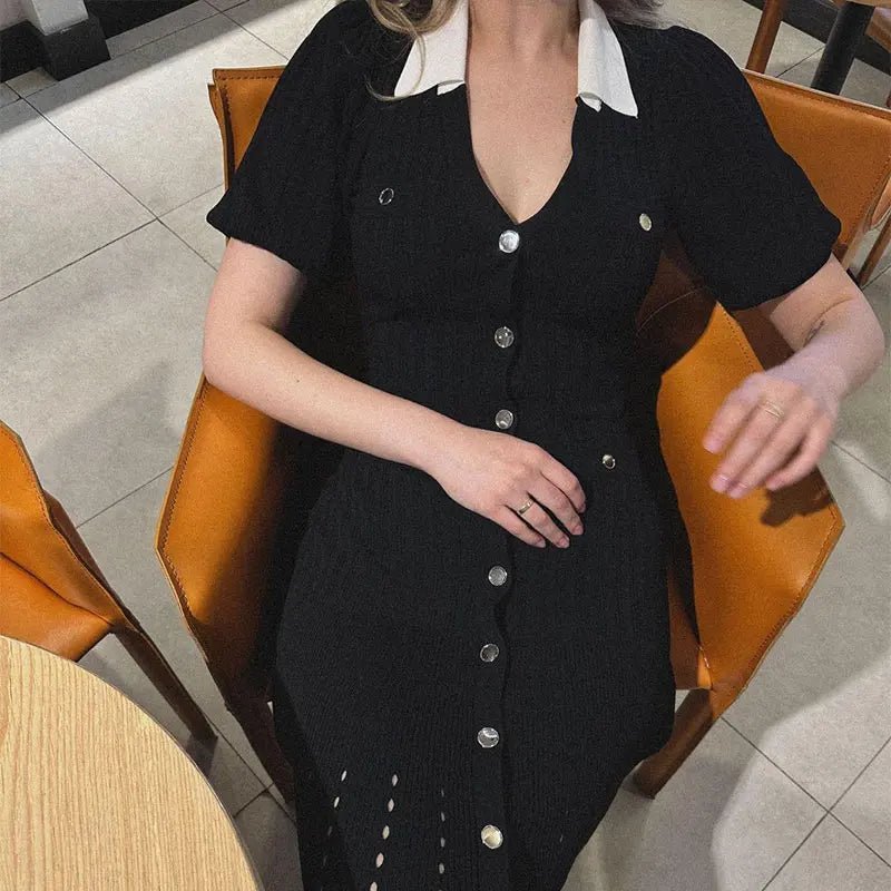 Amelia Knitted Dress - Elegant Occasion Dress for Women - Image 8