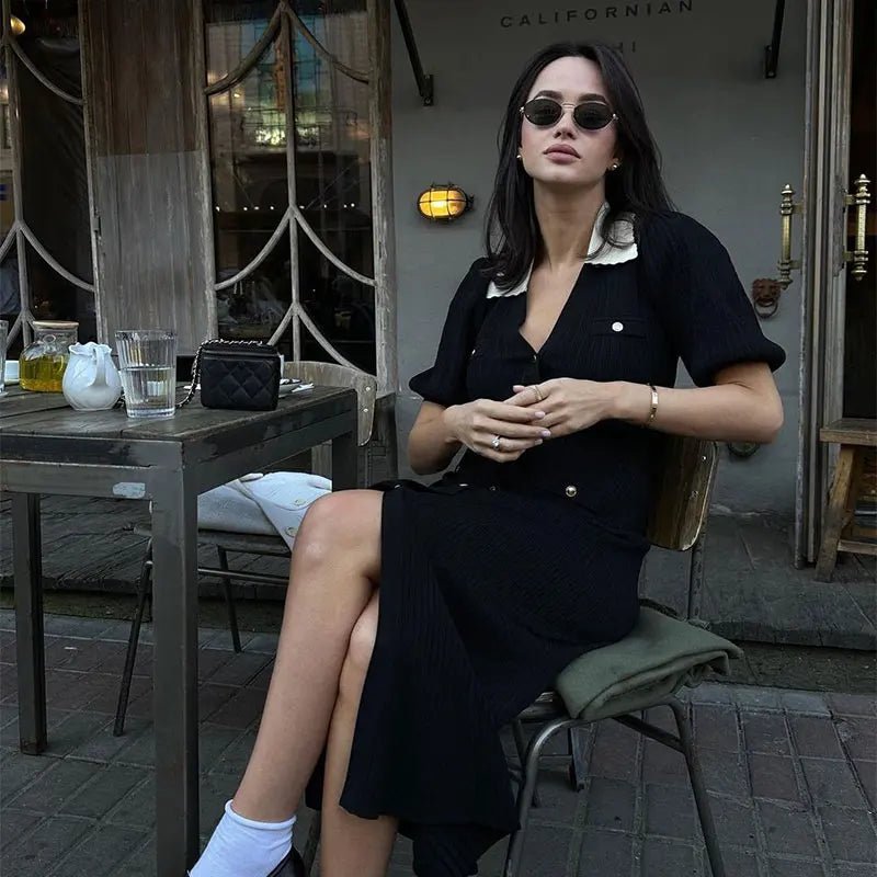 Amelia Knitted Dress - Elegant Occasion Dress for Women - Image 9