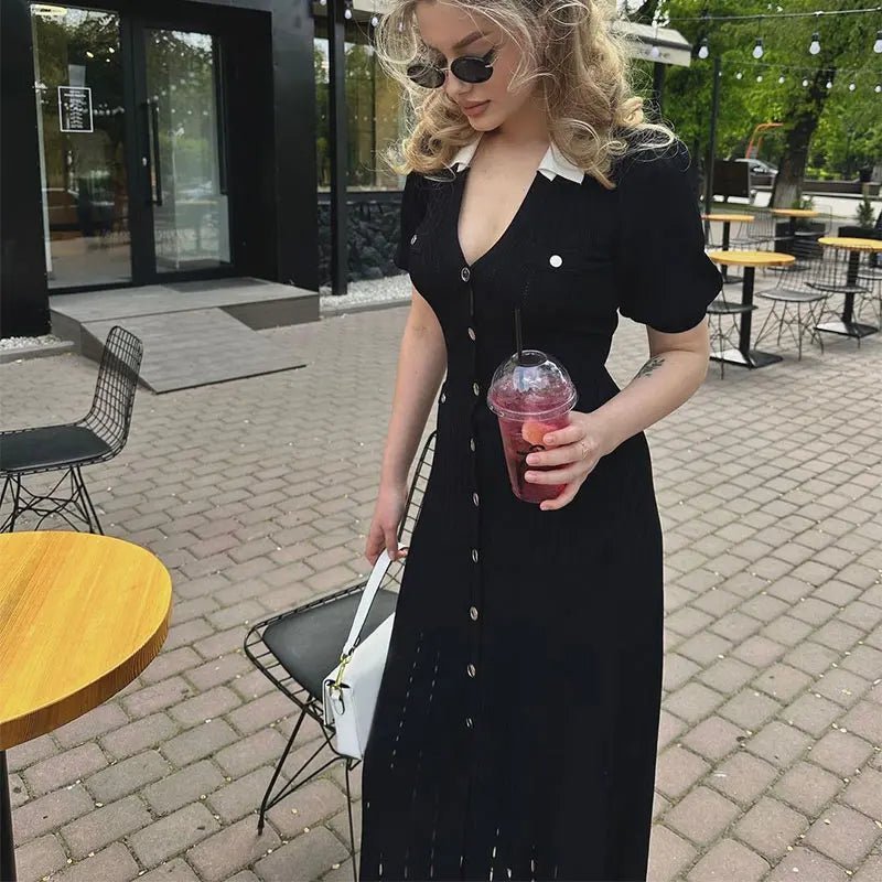 Amelia Knitted Dress - Elegant Occasion Dress for Women - Image 7