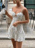 Sophia Polka Dot Mini Dress - Elegant Occasion Dress for Women