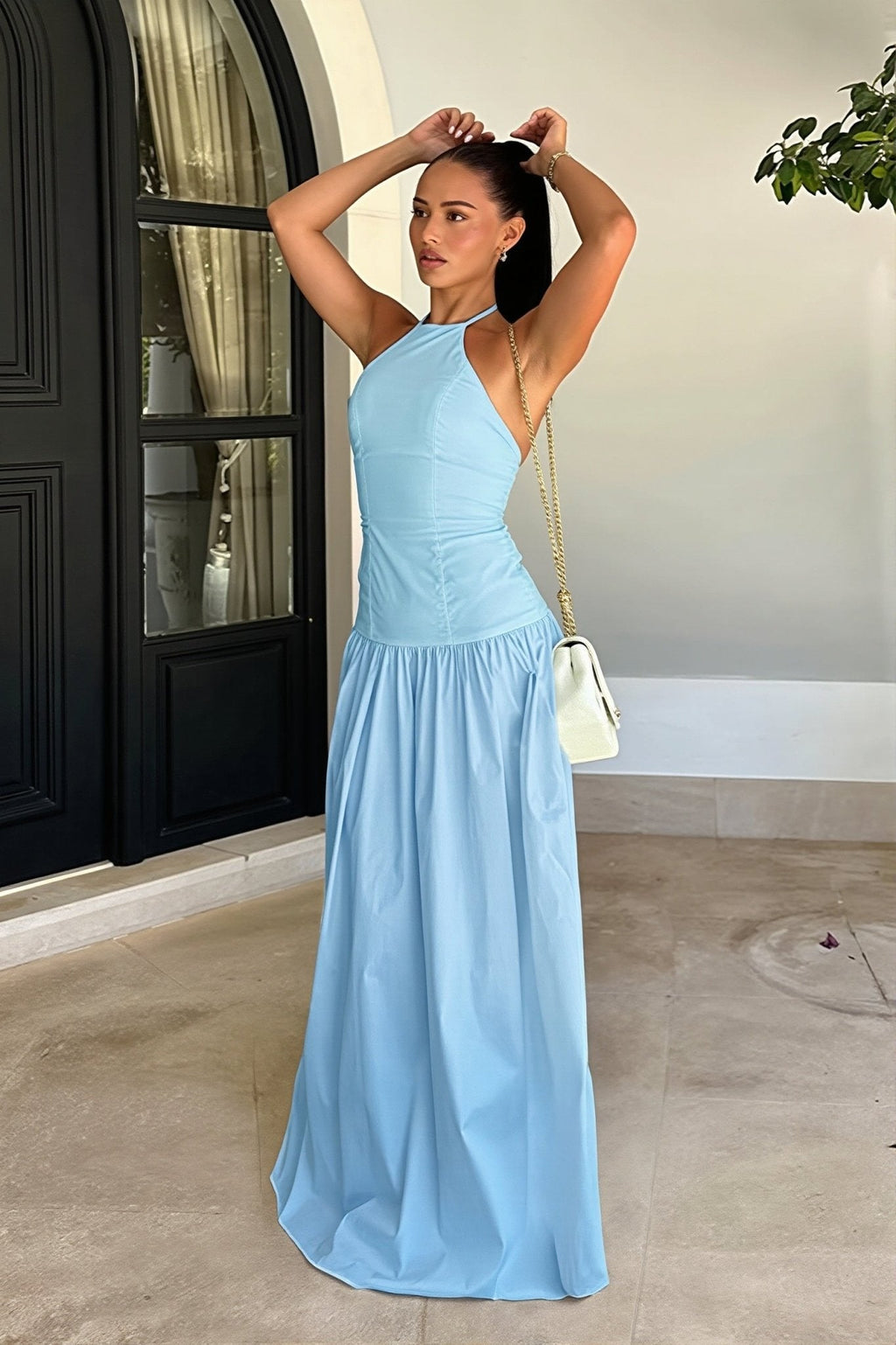 Elsa Backless Bodycon Maxi Dress - Elegant Occasion Dress for Women - Image 5