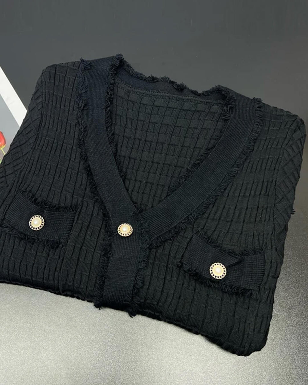 Sabrina V-Neck Knitted Sweater Dress - Elegant Occasion Dress for Women - Image 9