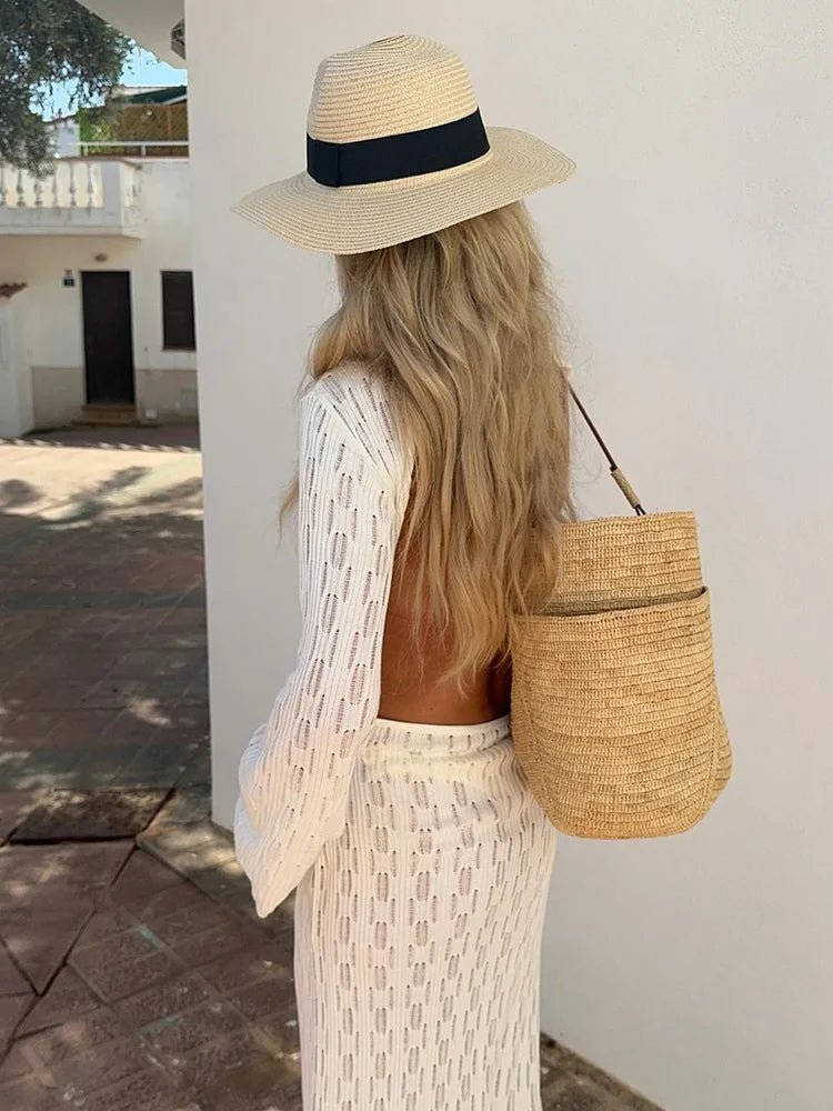 Natalie Backless Knit Dress - Elegant Occasion Dress for Women - Image 3