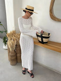Natalie Backless Knit Dress - Elegant Occasion Dress for Women