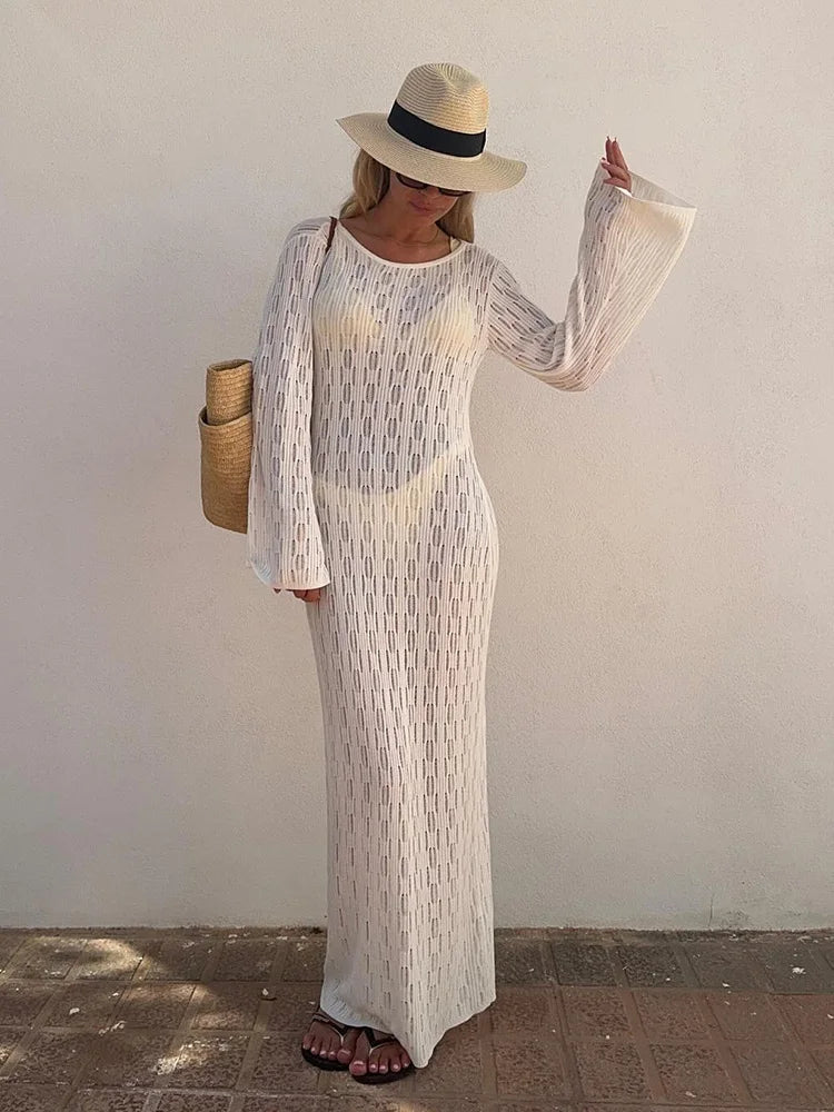 Natalie Backless Knit Dress - Elegant Occasion Dress for Women - Image 2
