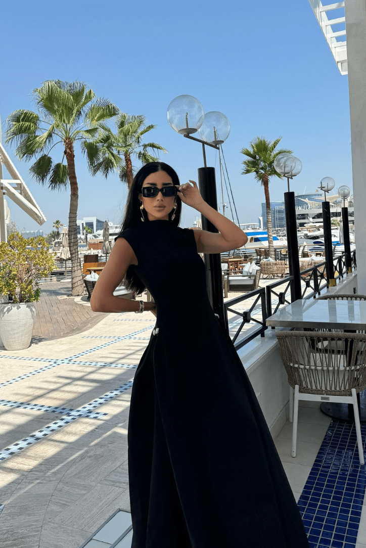 Veronica Mock Neck Maxi Dress - Elegant Occasion Dress for Women - Image 6