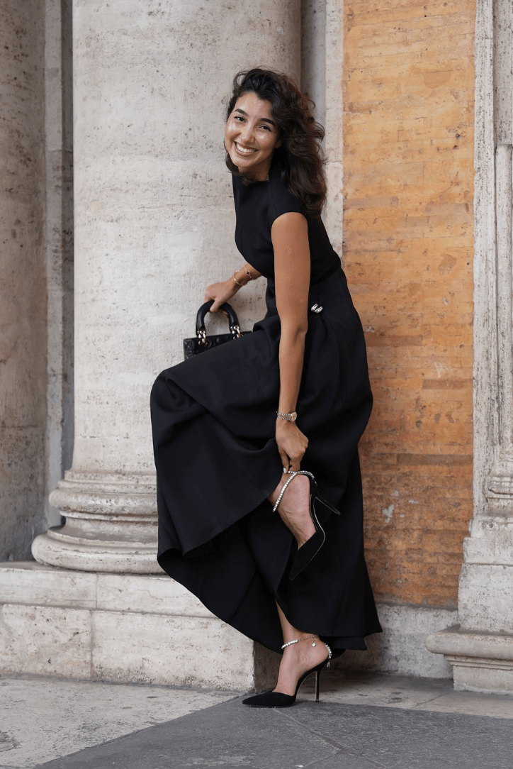 Veronica Mock Neck Maxi Dress - Elegant Occasion Dress for Women - Image 4