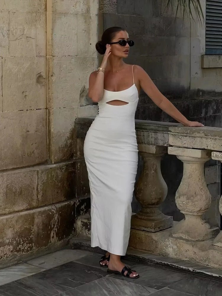Violet Backless Sling Dress - Elegant Occasion Dress for Women