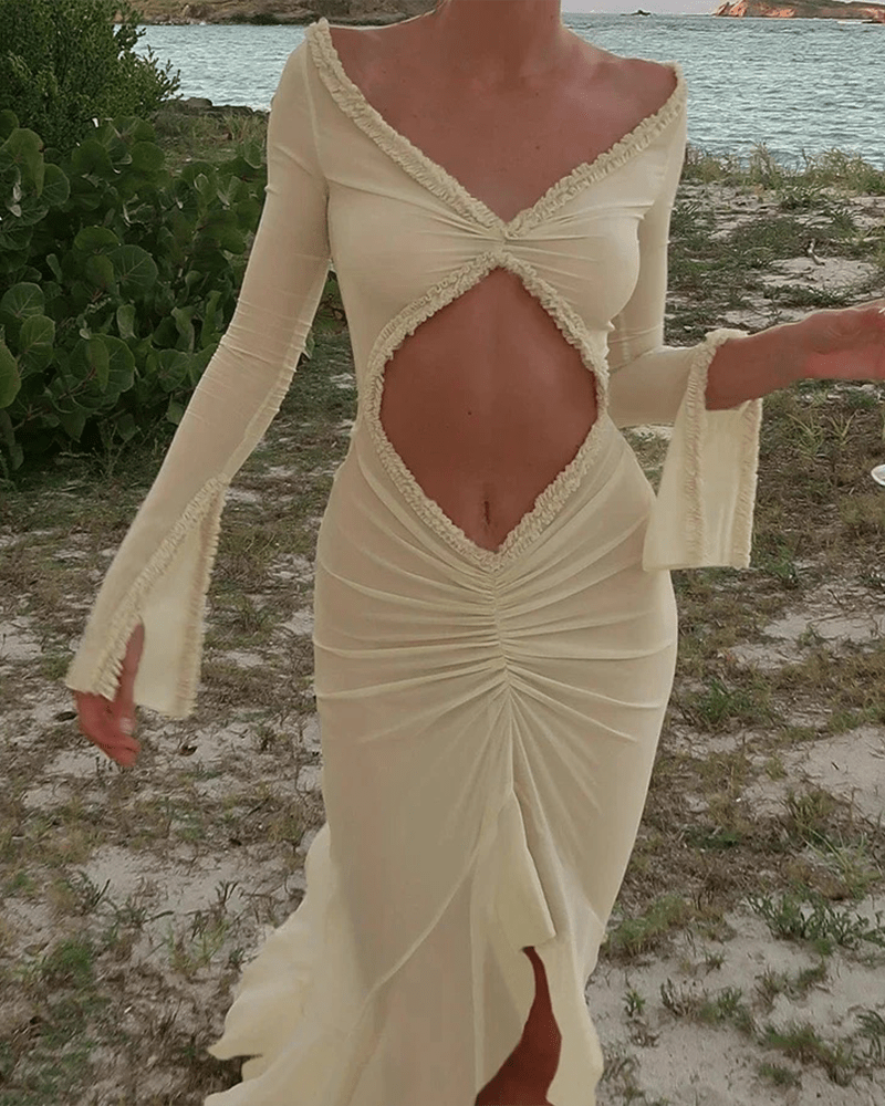 Katie Sheer Bodycon Dress - Elegant Occasion Dress for Women
