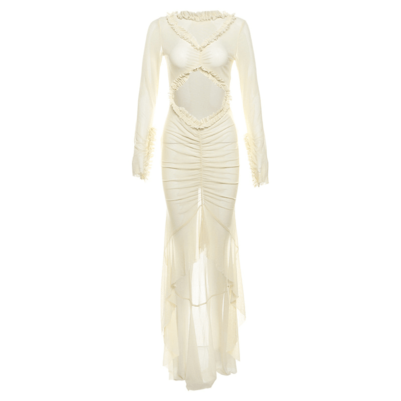 Katie Sheer Bodycon Dress - Elegant Occasion Dress for Women - Image 4