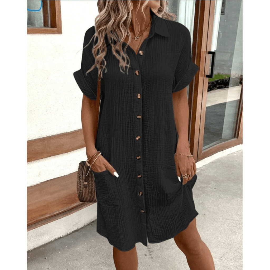 Miriam Modern Shirt Dress - Elegant Occasion Dress for Women - Image 5