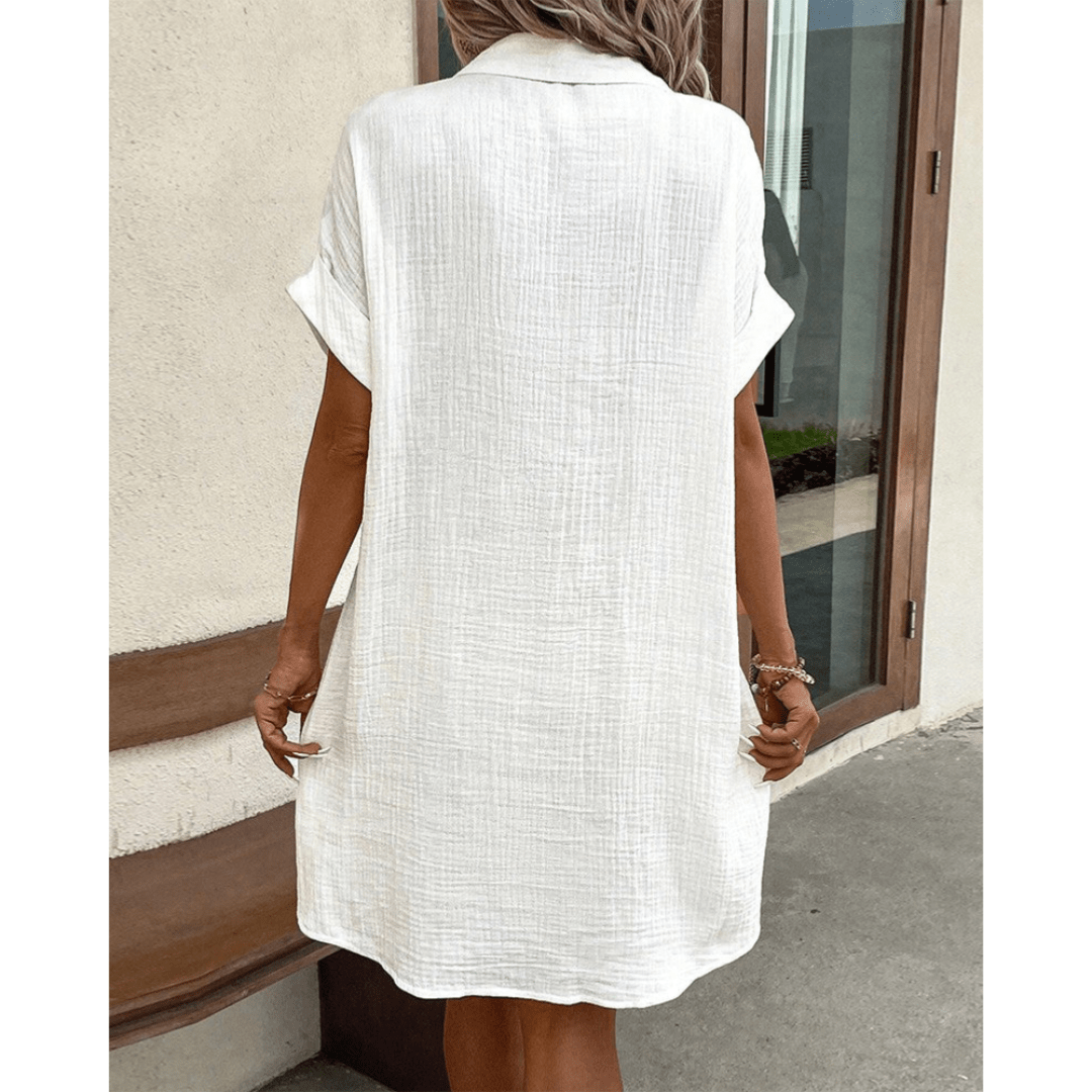 Miriam Modern Shirt Dress - Elegant Occasion Dress for Women - Image 4