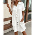 Miriam Modern Shirt Dress - Elegant Occasion Dress for Women - Image 2