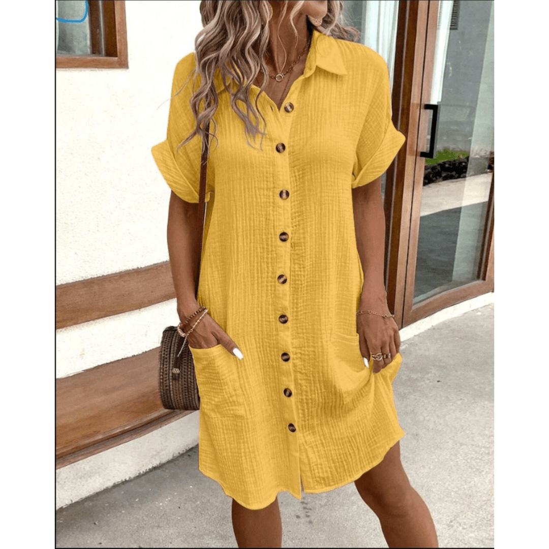 Miriam Modern Shirt Dress - Elegant Occasion Dress for Women - Image 6