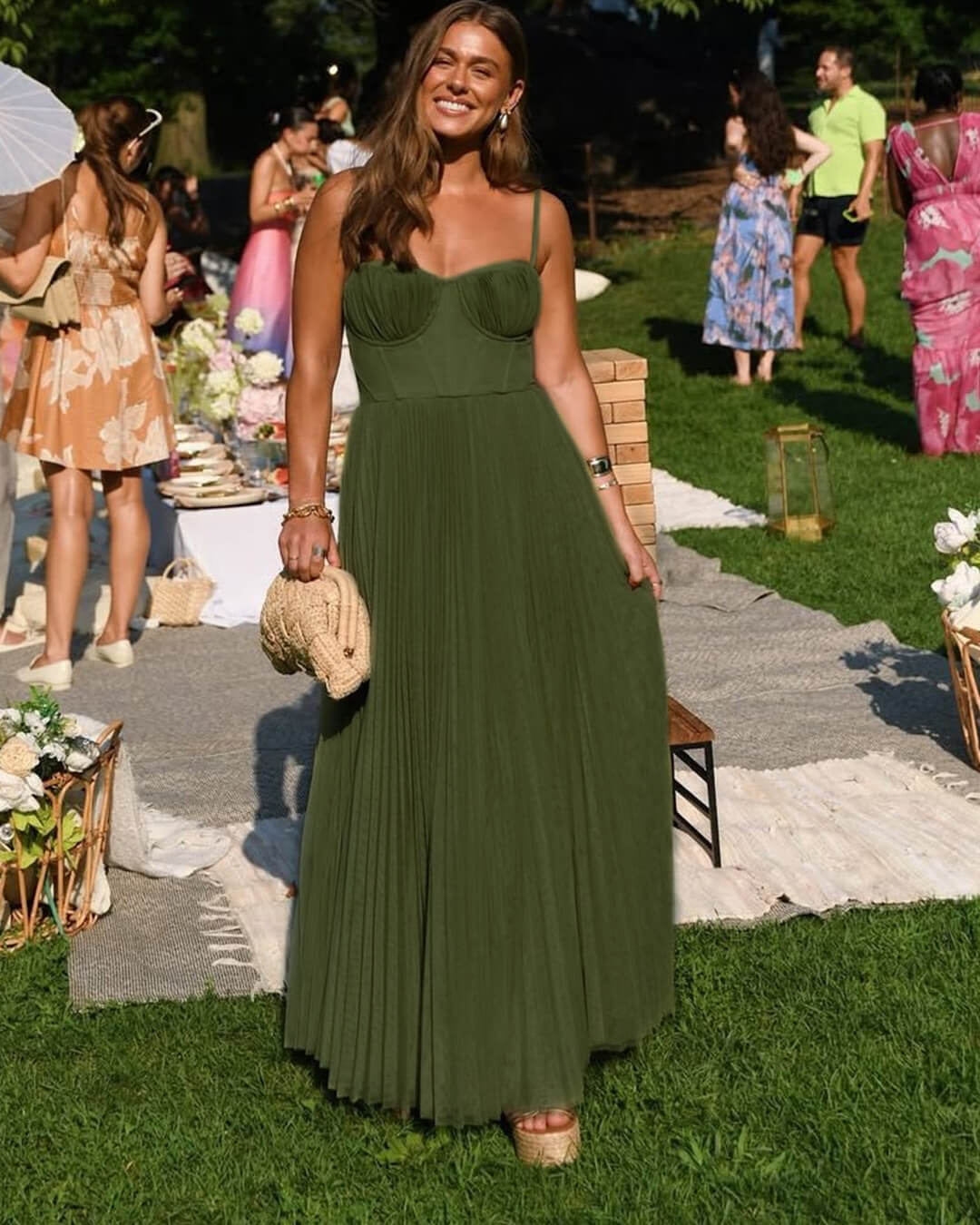 Teresa Pleated Sleeveless Maxi Dress - Elegant Occasion Dress for Women - Image 3