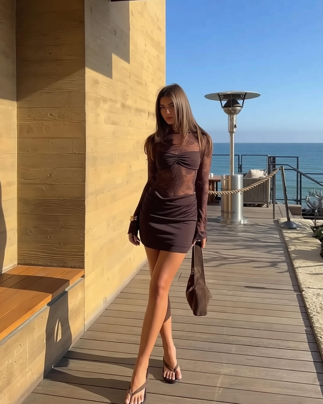 Angela Backless Lace Mini Dress - Elegant Occasion Dress for Women - Image 4
