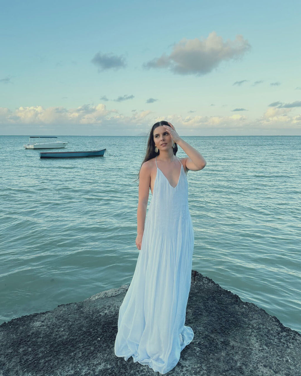 Anna Backless Maxi Dress - Elegant Occasion Dress for Women