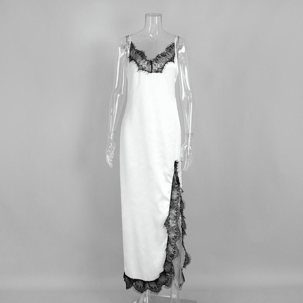 Ahlam Halter Lace Maxi Dress - Elegant Occasion Dress for Women - Image 6