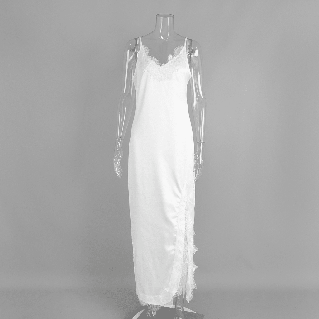 Ahlam Halter Lace Maxi Dress - Elegant Occasion Dress for Women - Image 4