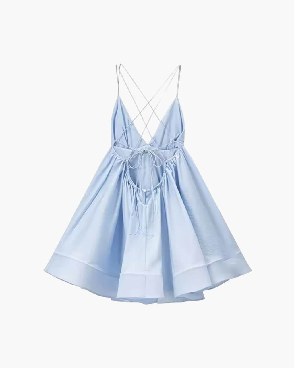 Helena V-Neck Suspender Mini Dress - Elegant Occasion Dress for Women - Image 6
