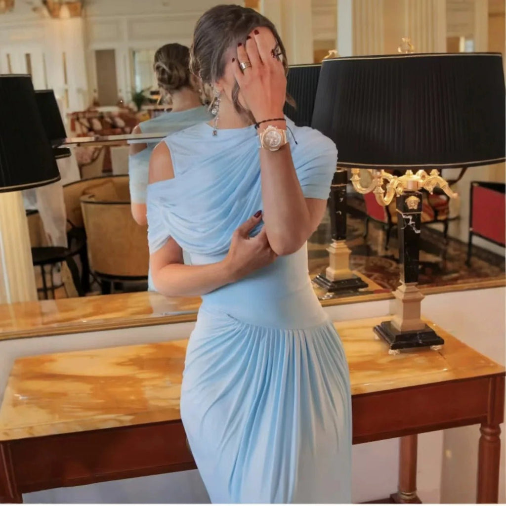 Monica Elegant Mesh Bodycon Maxi Dress - Elegant Occasion Dress for Women