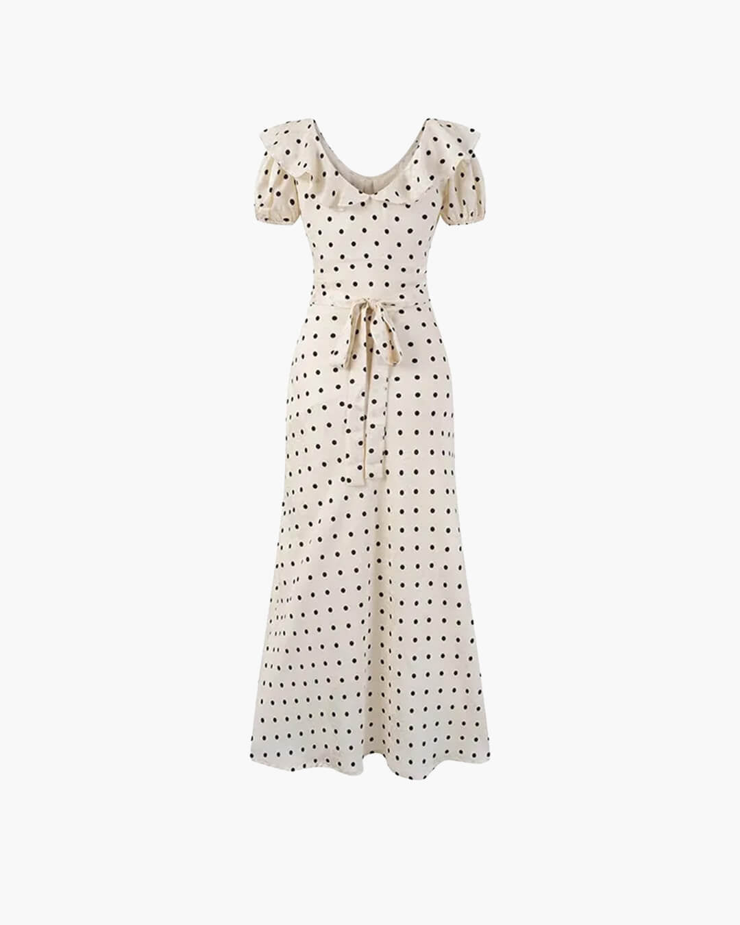 Rachel Polka Dot V-Neck Maxi Dress - Elegant Occasion Dress for Women - Image 7